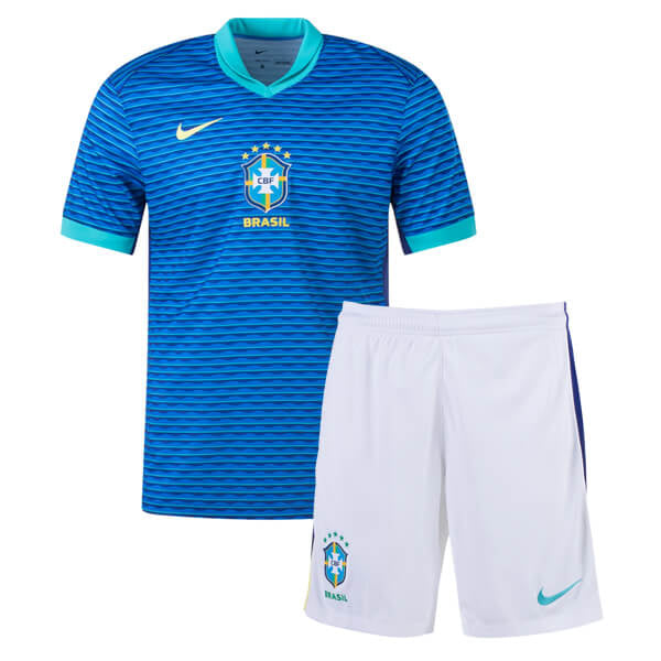 T-shirt e Pantaloncini per Bambino Brasile Away 24/25
