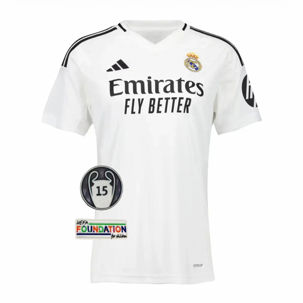 Maglia Real Madrid Home 24/25 - Femminile - Con Patch UCL
