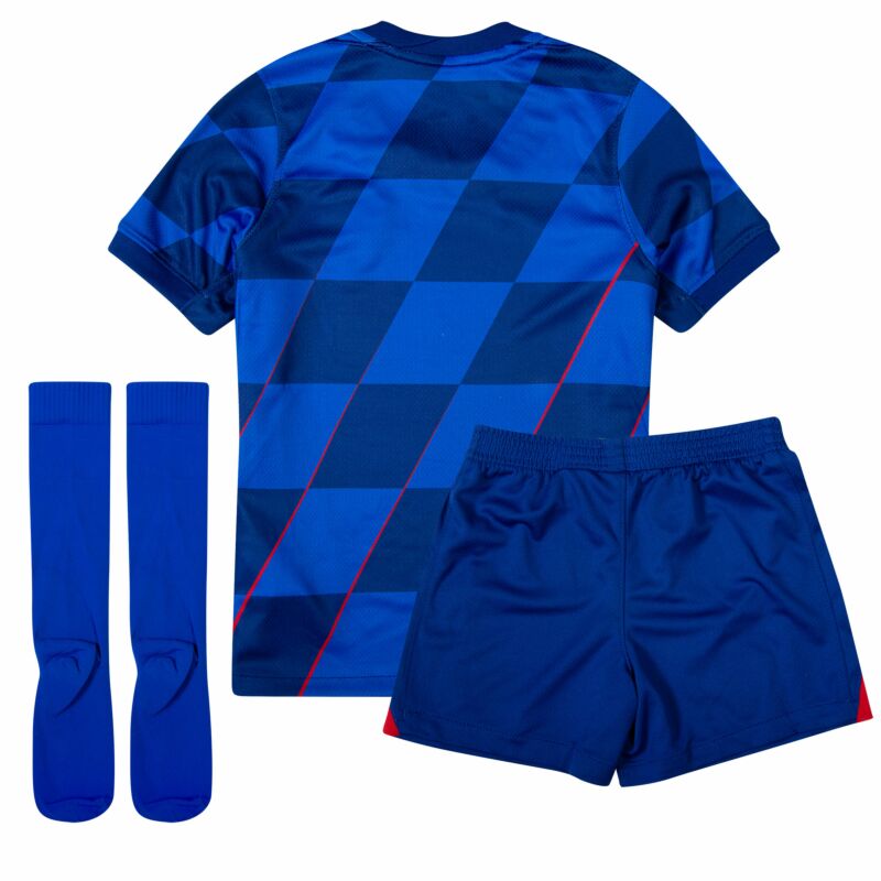 T-shirt e Pantaloncini per Bambino Croazia Away 24/25 - Con Calzettoni