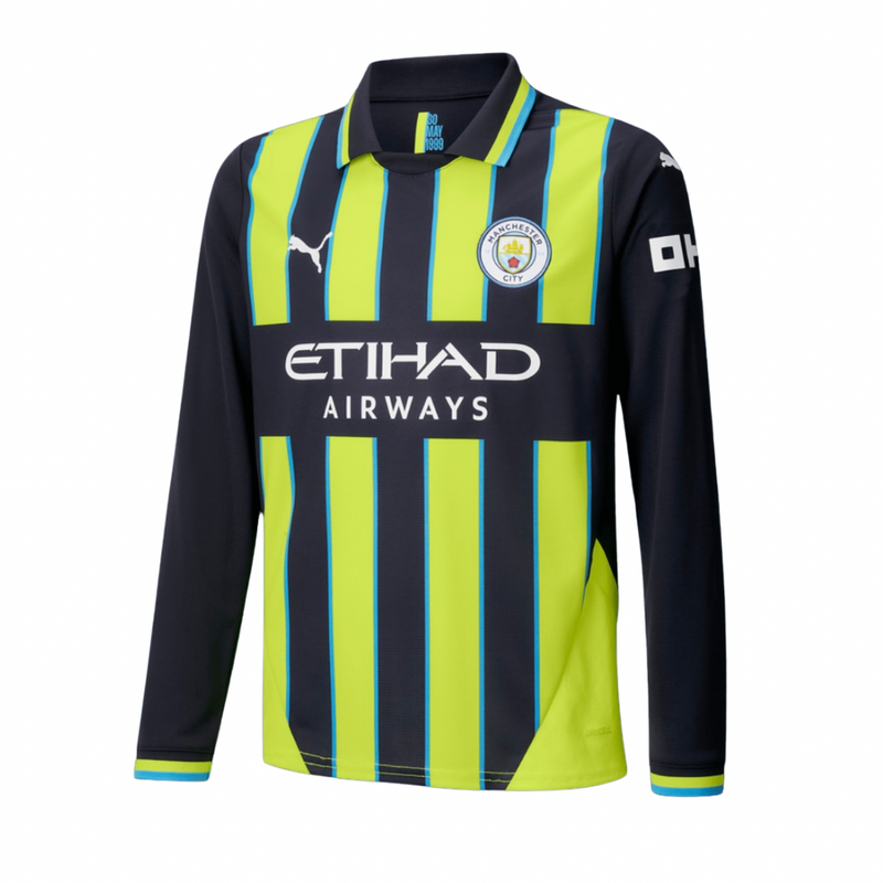 Maglia Manchester City Away 24/25 - Manica Lunga