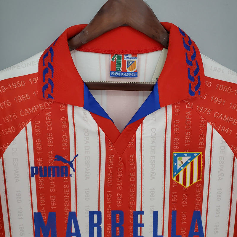 Maglia Atletico de Madrid Retro Home 95/96