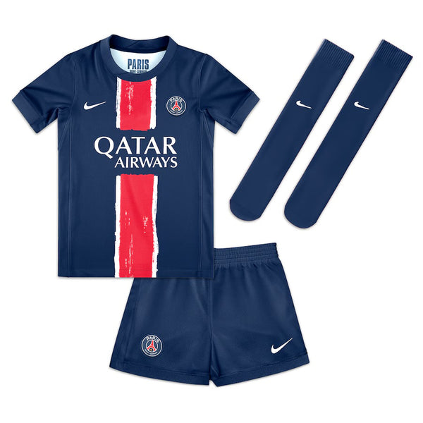 T-shirt e Pantaloncini per Bambino PSG Home 24/25 - Con Calzettoni