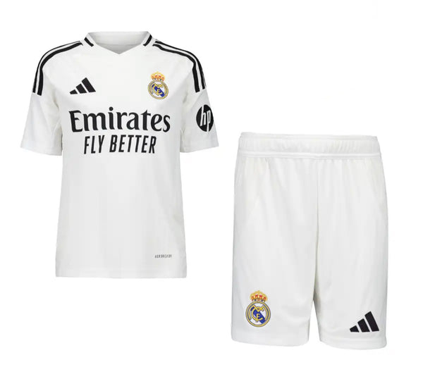 T-shirt e Pantaloncini Bambino Real Madrid Home 24/25