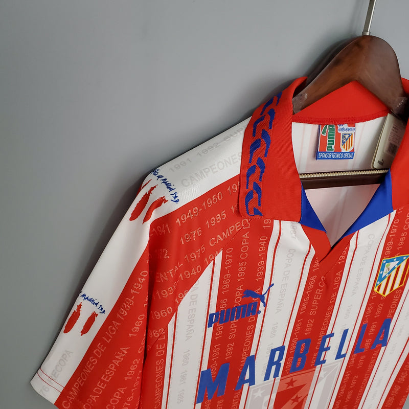 Maglia Atletico de Madrid Retro Home 95/96