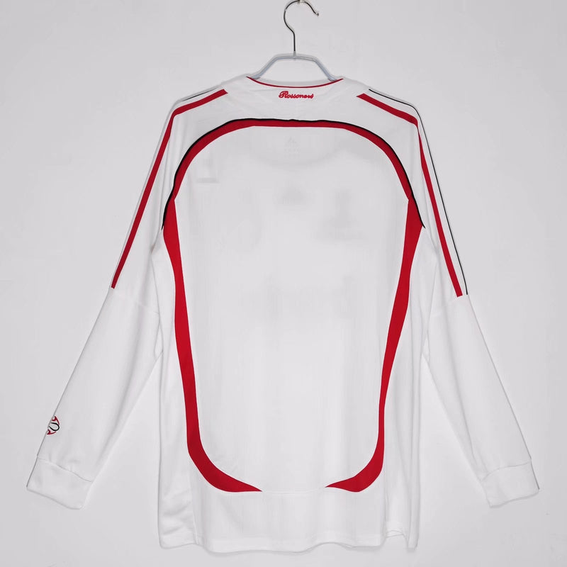 MAGLIA AC MILAN Retro Away 06/07 MANICHE LUNGHE