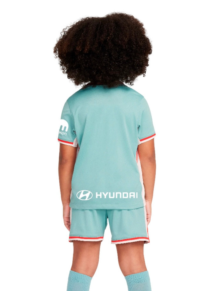 T-shirt e Pantaloncini per Bambino Atletico de Madrid Away 24/25