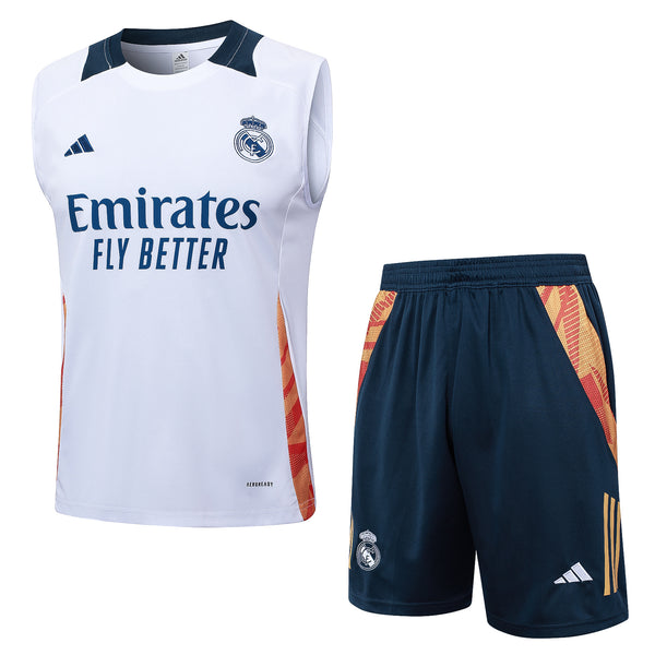 Maglia da allenamento e pantaloncini del Real Madrid 24/25