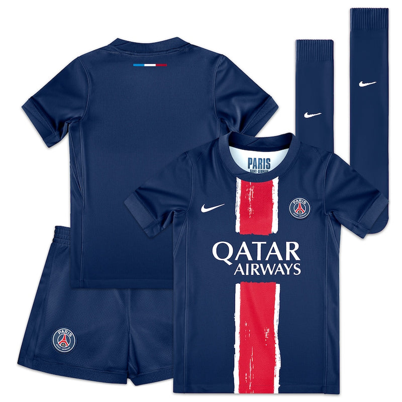 T-shirt e Pantaloncini per Bambino PSG Home 24/25 - Con Calzettoni