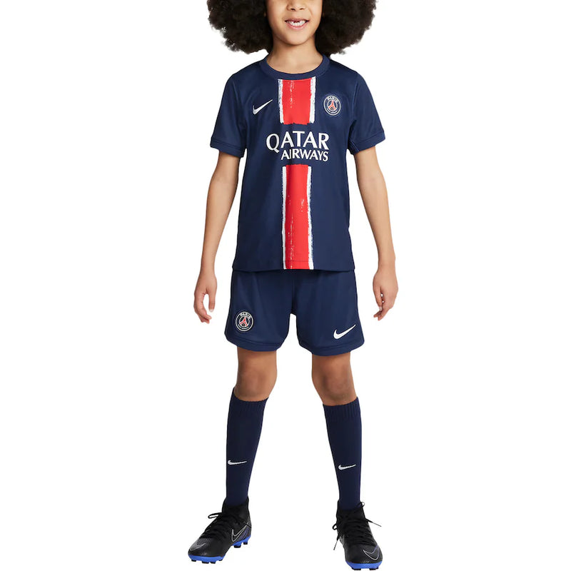 T-shirt e Pantaloncini per Bambino PSG Home 24/25 - Con Calzettoni