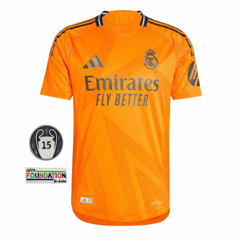 Maglia Real Madrid Away 24/25 - Versione Giocatore - Con Patch UCL