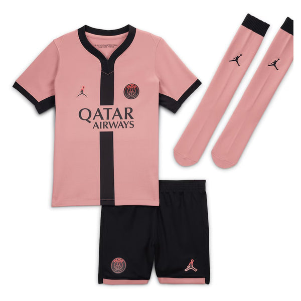 T-shirt e Pantaloncini per Bambino PSG x Jordan Third 24/25 - Con Calzettoni