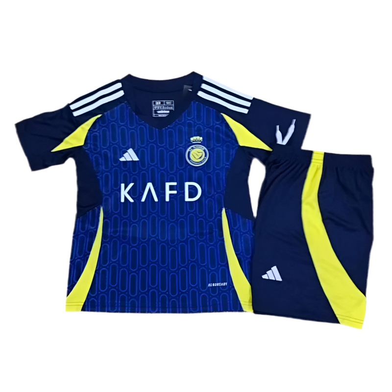 T-shirt e Pantaloncini per Bambino Al-Nassr Away 24/25