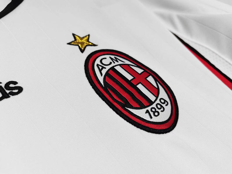 MAGLIA AC MILAN Retro Away 06/07 MANICHE LUNGHE - Con Patch