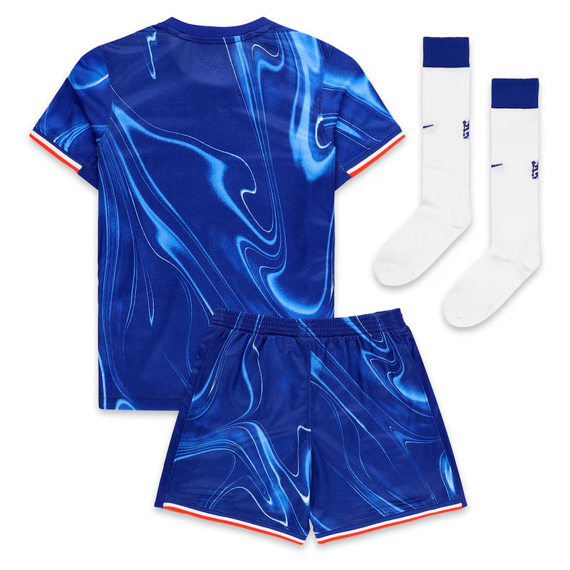 T-shirt e Pantaloncini per Bambino Chelsea Home 24/25 - Con Calzettoni