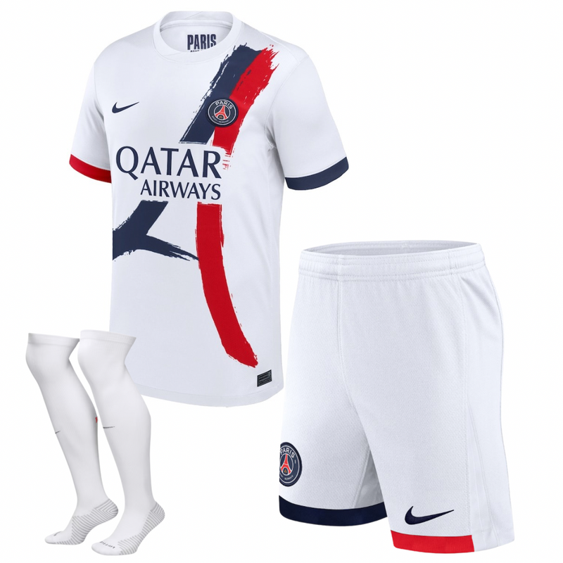 T-shirt e Pantaloncini per Bambino PSG Away 24/25 - Con Calzettoni