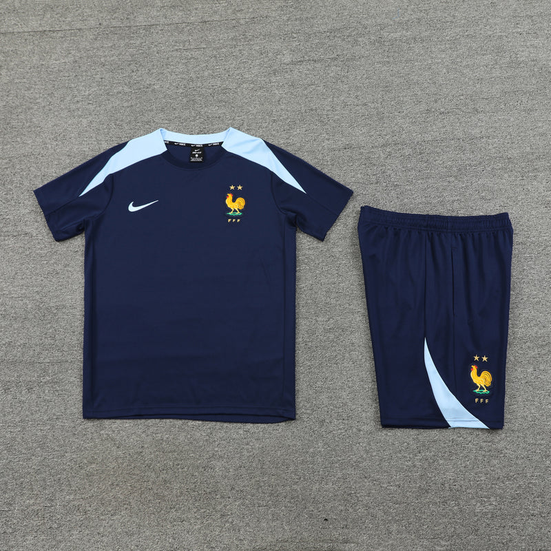 Maglia da allenamento e pantaloncini del  Francia 24/25