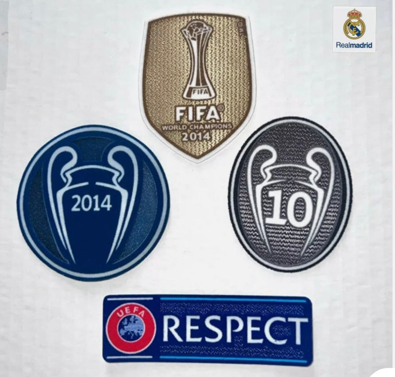REAL MADRID CHAMPIONS LEAGUE PATCH SET 14/15