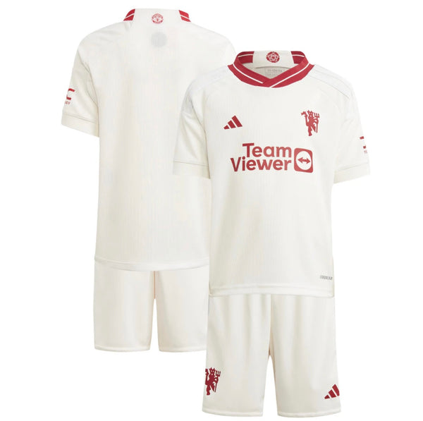 T-shirt e Pantaloncini per Bambino Manchester United Away 23/24