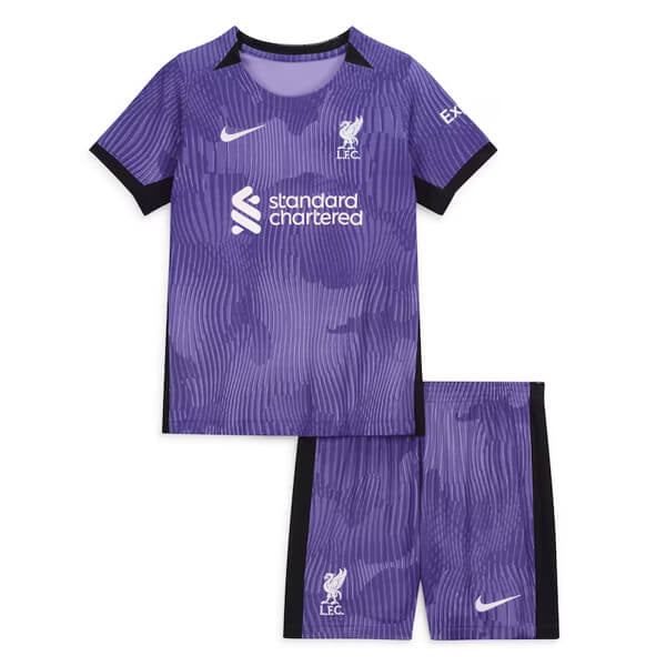 T-shirt e Pantaloncini per Bambino Liverpool Third 23/24