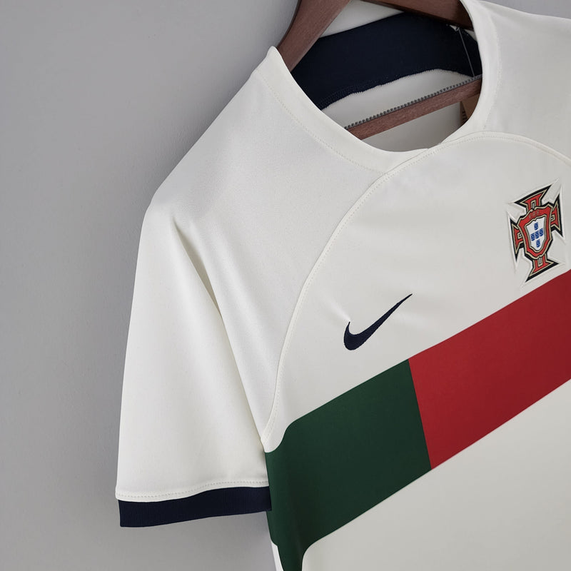 Maglia Portogallo Away 2022-2023 incl. Set patch di qualificazione Euro 2024