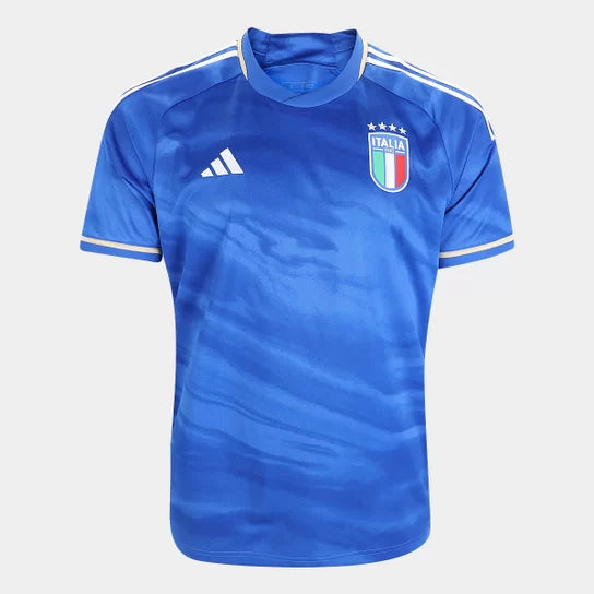 Maglia Italia Home 2023-2024 incl. Set di toppe della Nations League