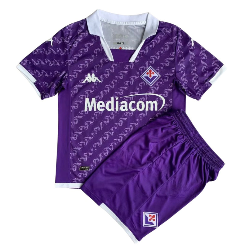 T-shirt e Pantaloncini per Bambino Fiorentina Home 23/24