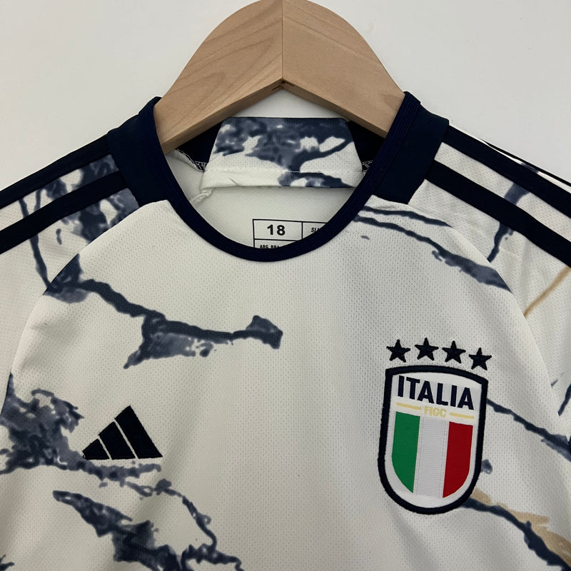 T-shirt e Pantaloncini per Bambino Italia 23/24 - Bianco