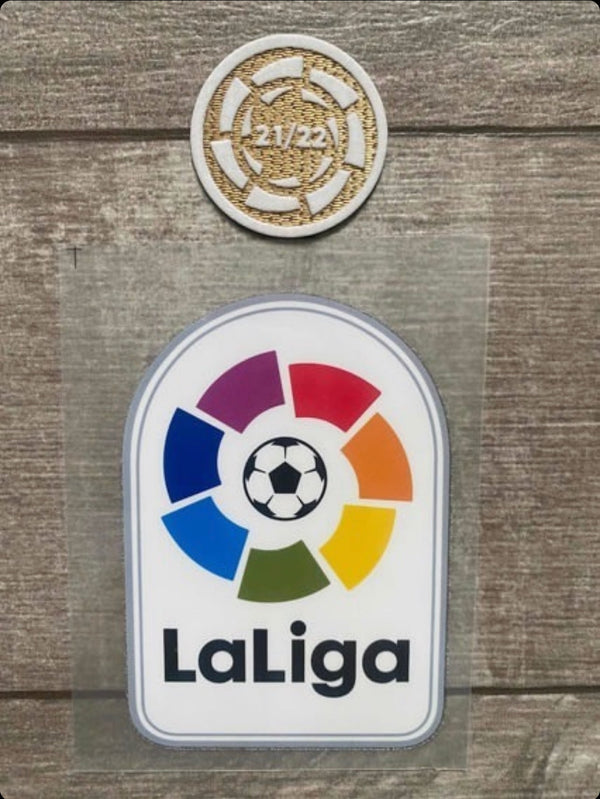 Real Madrid LA LIGA 2021/22 CHAMPION TOPPA SET Bagde, Campione di Spagna La Liga